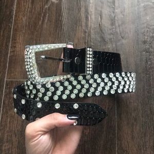 Rhinestone belt